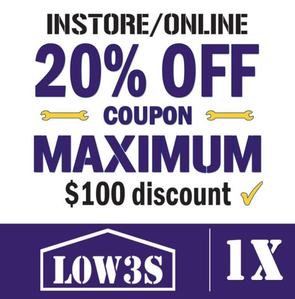 lowes 20% off coupon