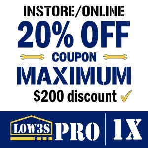 Lowe’s for Pros Coupon – 20% Off In-Store and Online