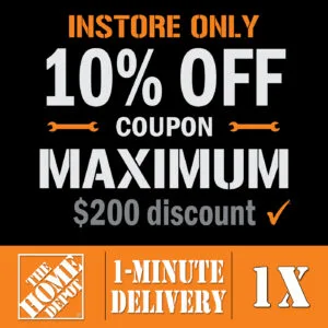 Printable Home Depot in-store coupon for $20 off a $135 purchase