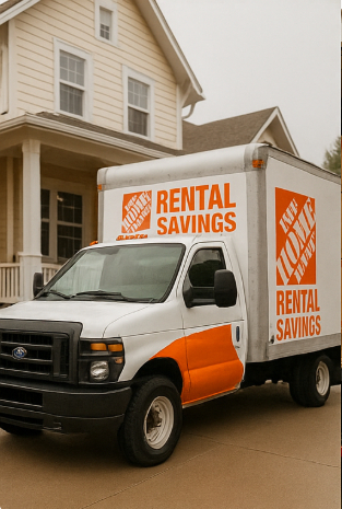 home depot moving truck rental savings