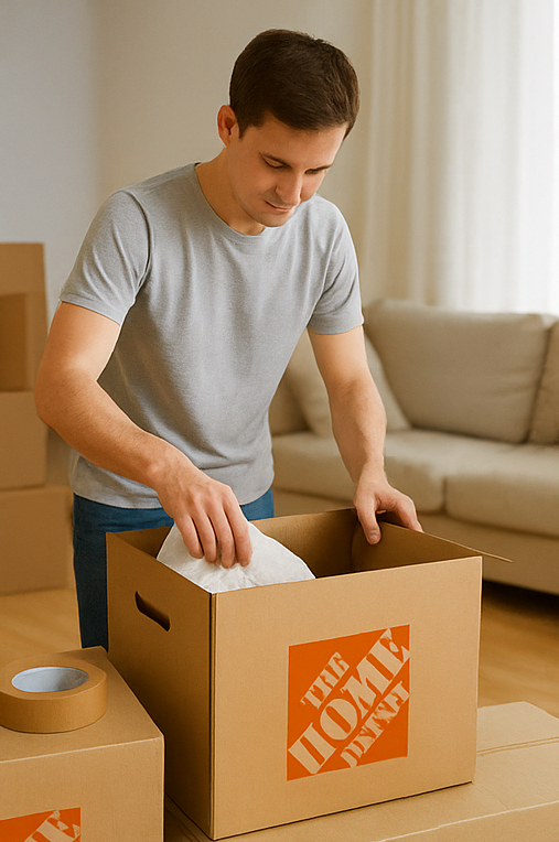 home depot moving coupon 2025 packing boxes