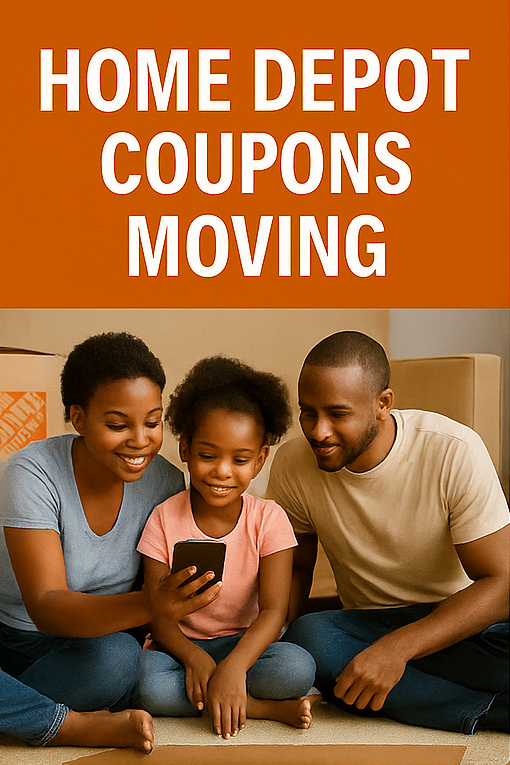 family using home depot moving supplies to pack boxes for relocation